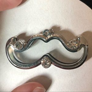 Mustache Magnetic charm locket